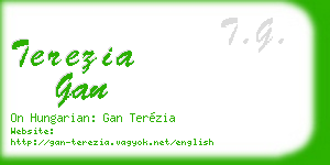 terezia gan business card
