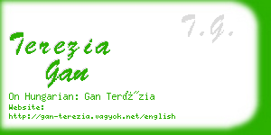 terezia gan business card